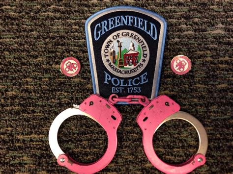 Greenfield Ma Polices Pink Handcuffs For Cancer Awareness The Mary Sue