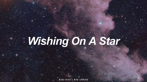 Wishing On A Star Bts 防弾少年団 English Lyrics Youtube