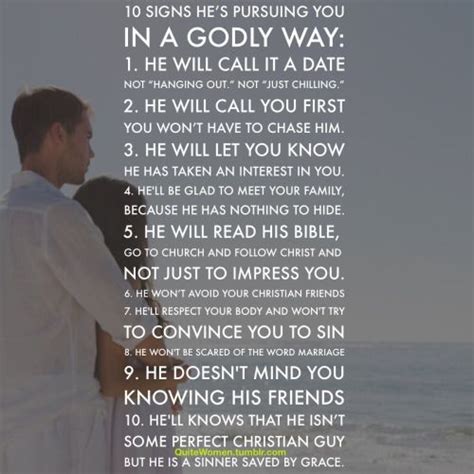 10 Signs Hes Pursuing You In A Godly Way 1 He Will Call It A Date