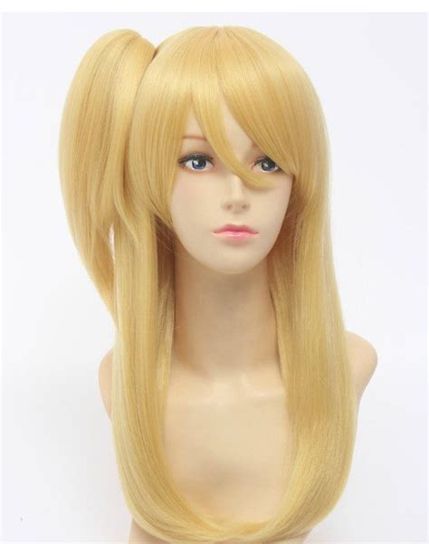 Fairy Tail Lucy Heartfilia Wig Long Pre Styled Yellow Blonde Cosplay