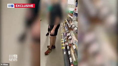 Security Guard In Logan Queensland Catches Out Shoplifters Using An