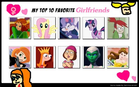 Top 10 Best Girlfriends By Sithvampiremaster27 On Deviantart