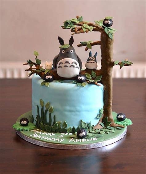 Totoro Cakes That Are Too Cute To Eat Anime Cake Themed Cakes Cute Cakes