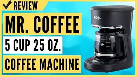 Mr Coffee 5 Cup Programmable 25 Oz Mini Brew Now Or Later Review