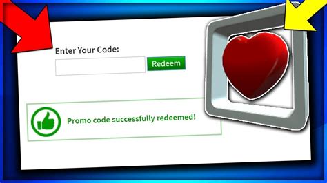 How do i use my promotional code? NEW ROBLOX PROMOCODES FOR VALENTINES!!! - YouTube