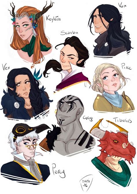 Vox Machina By Alexielapril Critical Role Fan Art Critical Role Characters Critical Role