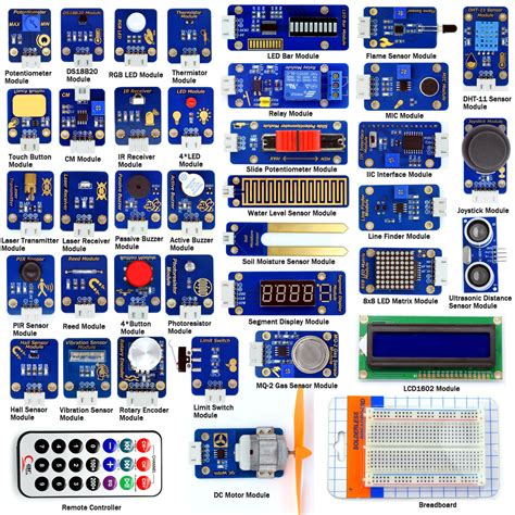 A programming and electronics kit designed for homeschooling! Adeept 42 Modules Ultimate Sensor Kit for Arduino UNO R3 ...