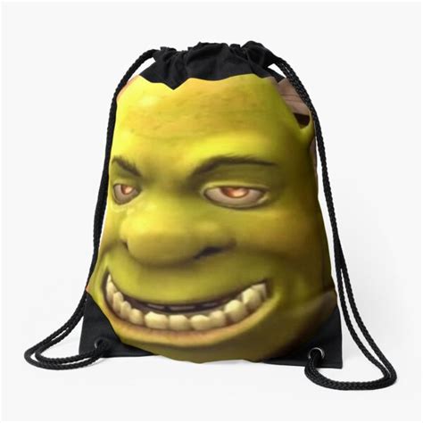 Creepy Shrek Drawstring Bag For Sale By Alexis6214 Redbubble