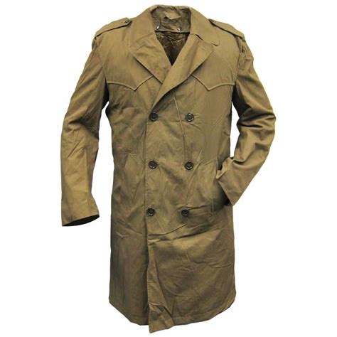 Italian Trench Coat Tactical Jacket Army Surplus Coat Sale Military
