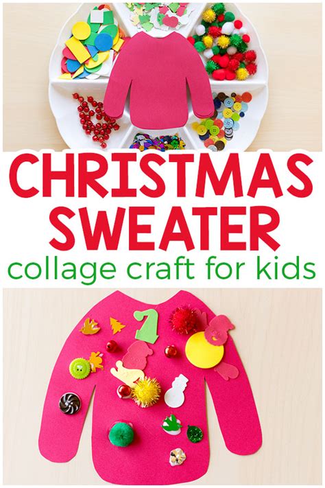 Fun Ugly Sweater Craft For Christmas Decorating Recycled Crafts