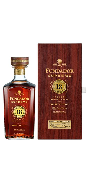 comprar brandy fundador supremo 18 spanish liquors