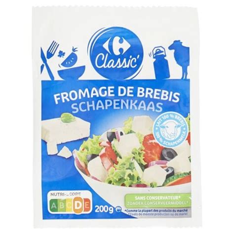 Fromage De Brebis Pour Apéritif Et Salade Carrefour Classic Le Paquet De 200 G à Prix Carrefour