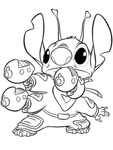Lilo stitch coloring pages top coloring. Stitch with guns | Stitch coloring pages, Disney coloring ...