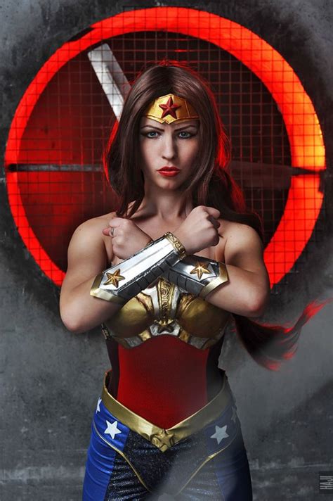 Cosplay Hotties Featuring Captain America Wonder Girl