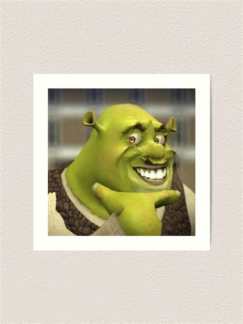 Shrek Never Misses Huh Art Print By Asianqueen Redbubble