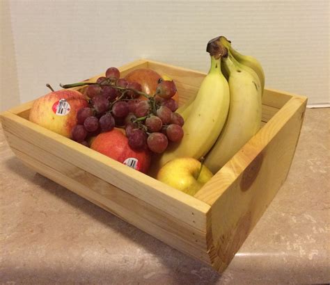 Fruit basket wooden fruit basket wooden basket basket for fruit kitchen basket home decor ...