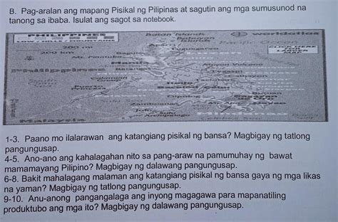 1 3 Paano Mo Ilalarawan Ang Katangiang Pisikal Ng Bansa Magbigay Ng