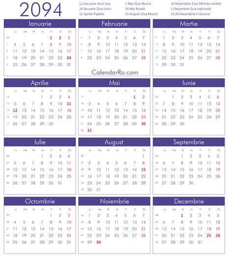 Calendar 2094