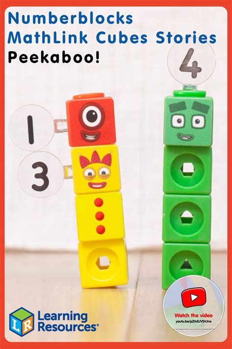 Two Colorful Blocks With Numbers And Faces On Them