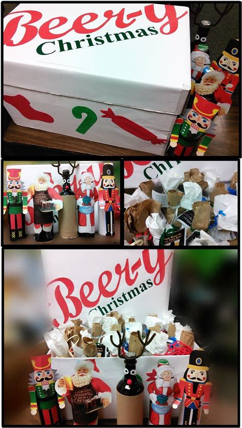 Drinks by the gender neutral advent calendar gift ideas: Beer Advent Calendar. Combined a bunch of ideas from the ...
