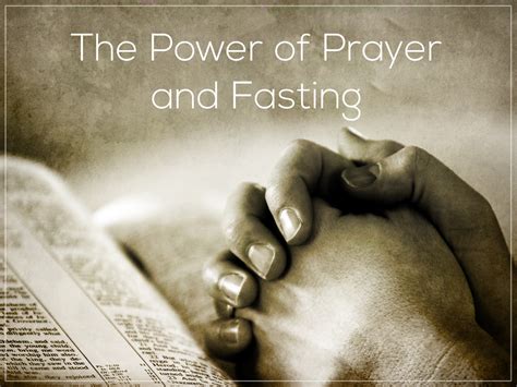 The Power Of Prayer And Fasting Kingsway Christian Fellowship