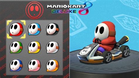 Mario Kart 8 Deluxe All Shy Guy Characters Youtube