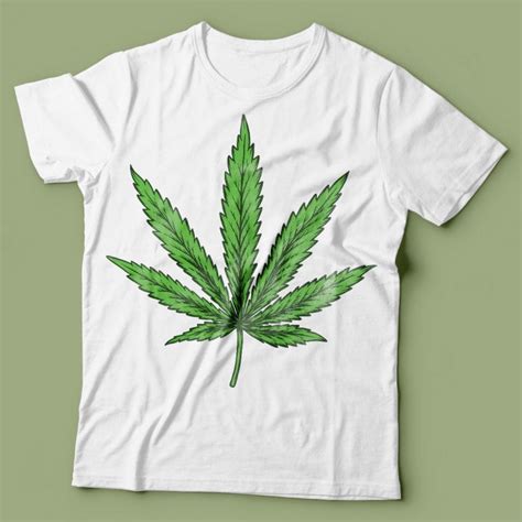 Cannabis Leaf Vector T Shirt Design Buy T Shirt Designs
