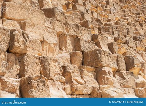 Stone Wall Of Pyramid Stock Photo Image Of Tourism 135994314