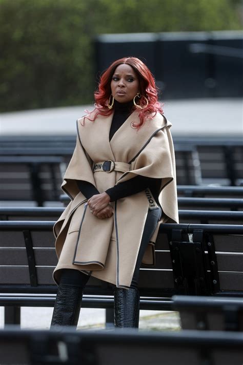 Mary J Blige On The Set Of Power Book 2 Ghost In Queens 04232021