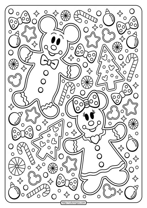 Even though coloring in is a great hobby when you are by yourself, you can also do it with friends as a social activity. Printable Mickey - Minnie Mouse Holiday Coloring Page