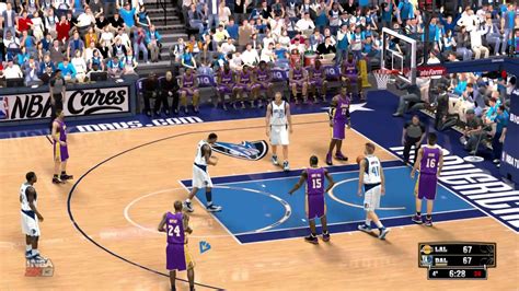 Nba 2k13 Mavericks Vs Lakers Simulation Hd Youtube