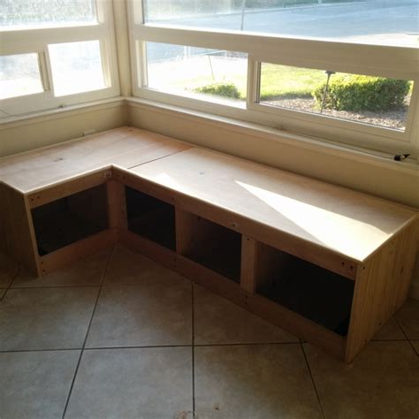 Corner Window Bench With Storage Ryobi Nation Projects
