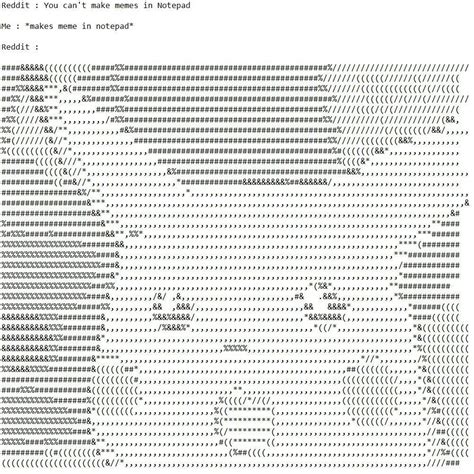 Ascii Art Surprised Pikachu Know Your Meme