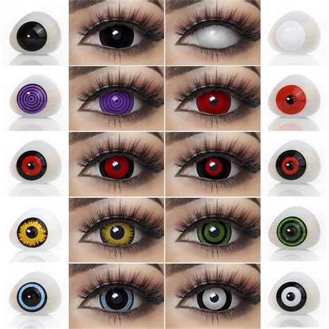 Sharingan Rinnegan Contact Lenses 17mm Mini Sclera Lenses Color