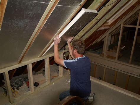 If it is a barn for keeping animals in, insulation is much more important. rafters insulated in a loft conversion | Attic renovation ...