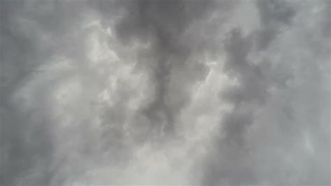 Fast Moving Dark Gray Rain Clouds Time Lapse Stock Footage Video