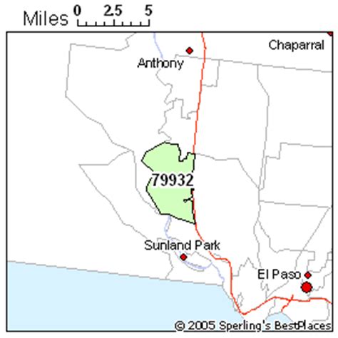 Zip code map of el paso, tx. Best Place to Live in El Paso (zip 79932), Texas