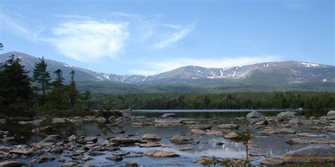 Camping facilities include tent sites, bunkhouses, cabins, and facilities include a bear line, pit outhouses, canoe rental, and a staffed ranger station. Baxter State Park Hiking Trails - New England Outdoor Center