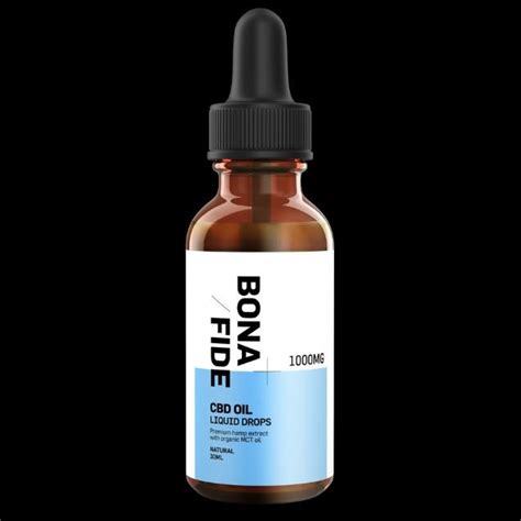 Buy Full Spectrum Cbd Tincture 1000mg Bonafide