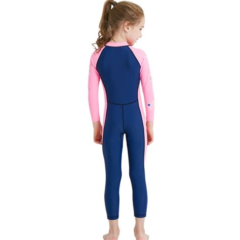 Kids One Piece Long Sleeve Swimsuit Diving Suit For Boys Girls