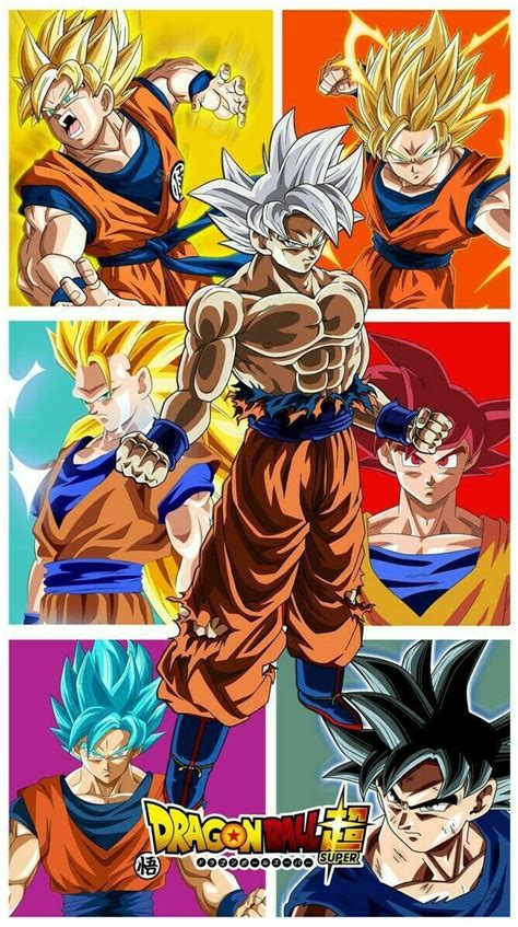 Fases Saiyajin Goku Son Anime Dragon Ball Super Dragon Ball Super
