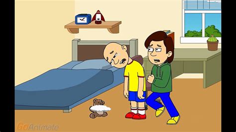 Caillous Mom Destroy Caillous Teddy Bear And Gets Groundedcaillou Gets