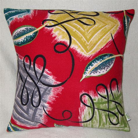 Retro Mid Century Modern Pillow Cover Vintage 1950s Etsy