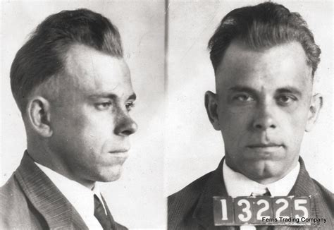 john dillinger mugshot photo 1930s photograph print etsy mug shots mobster gangster