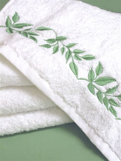 A Touch Of Lace Towel Embroidery Embroidered Bath Towels