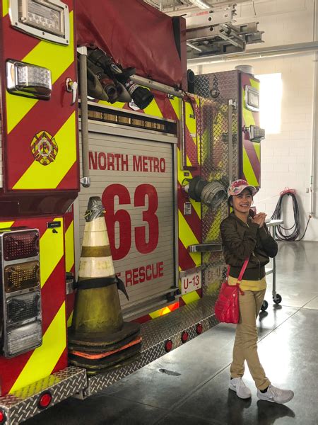 North Metro Station Fire Safety Open House Fire