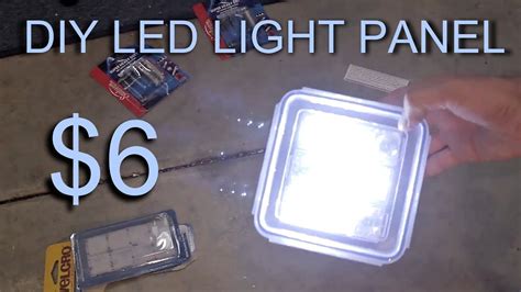 Led light|bulb making business at home. DIY LED Light Panel - $6 - YouTube