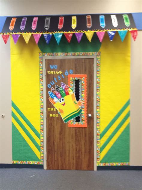 Crayon Classroom Door Decorations