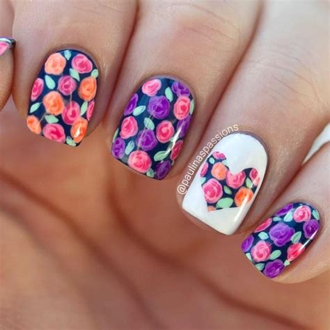 Ver más ideas sobre uñas decoradas con flores, uñas decoradas, disenos de unas. Genial galería de uñas decoradas con flores | Belleza