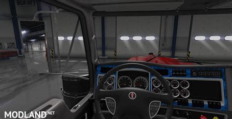 Kenworth W900 Blue Interior Mod For American Truck Simulator Ats